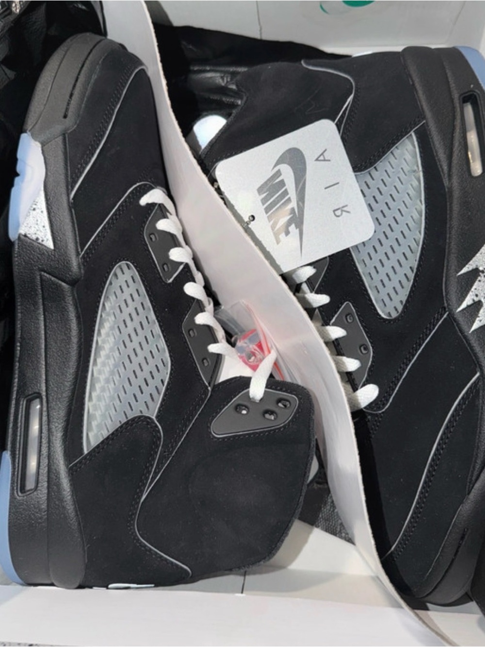 Nike Air Jordan 5 Retro - Black/Gray Men's Sneakers